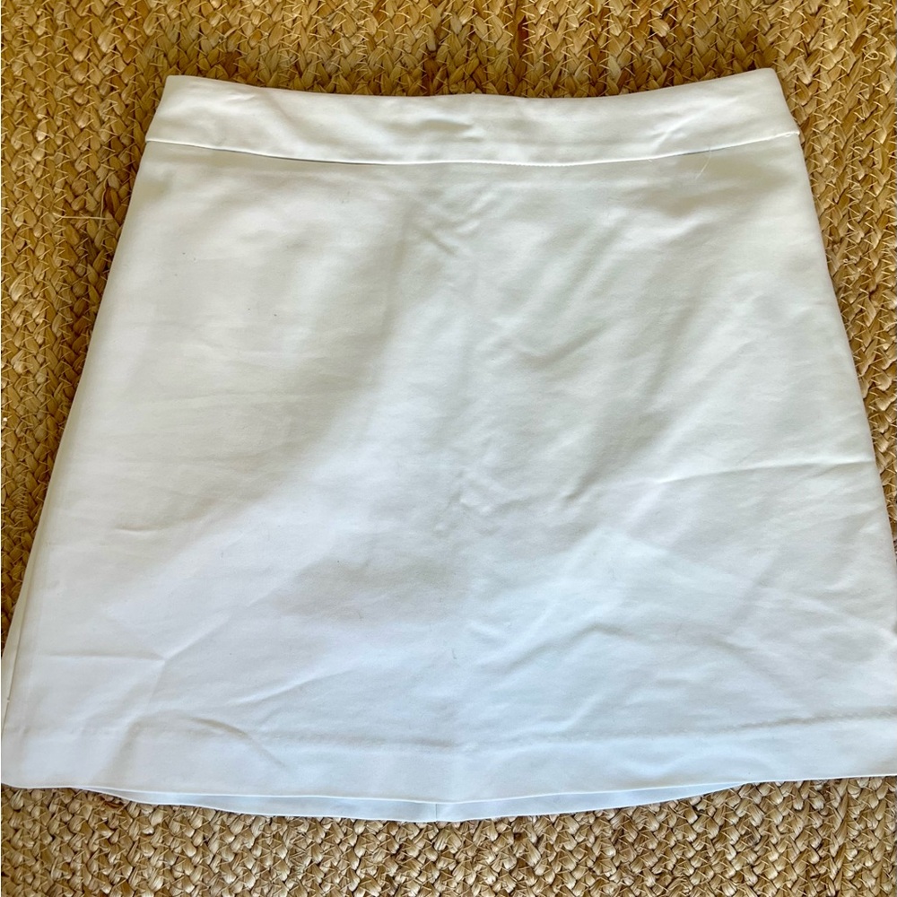 Express White Mini Skirt